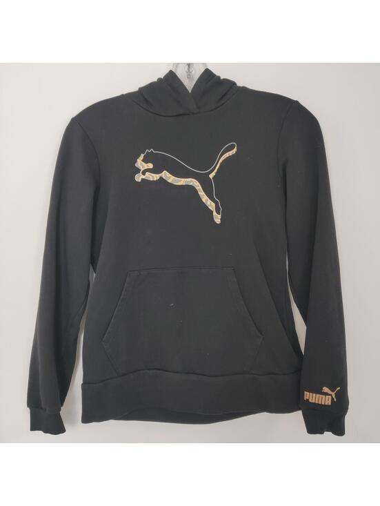 Puma Other - Puma Kids Black Pullover Hoodie Size Large / 12-14